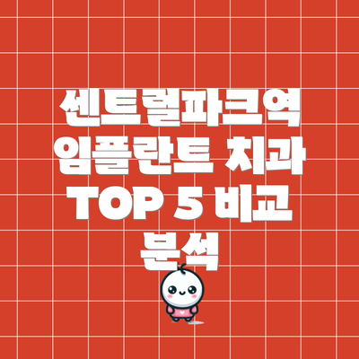 센트럴파크역 임플란트 치과 선택, 이제 자신감