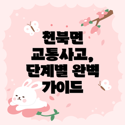 천북면 교통사고, 단계별 완벽 가이드