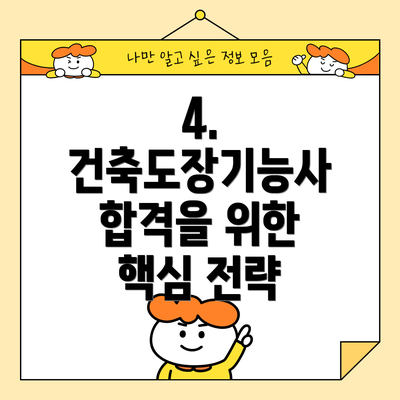 4. 건축도장기능사 합격을 위한 핵심 전략
